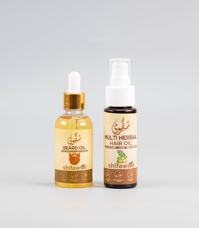 Beard Oil & Multi Herbal Hair Oil - 50ml