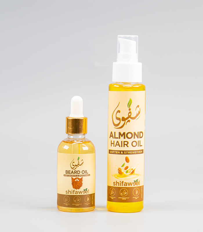 Beard Oil 50ml & Almond Hair Oil 100ml