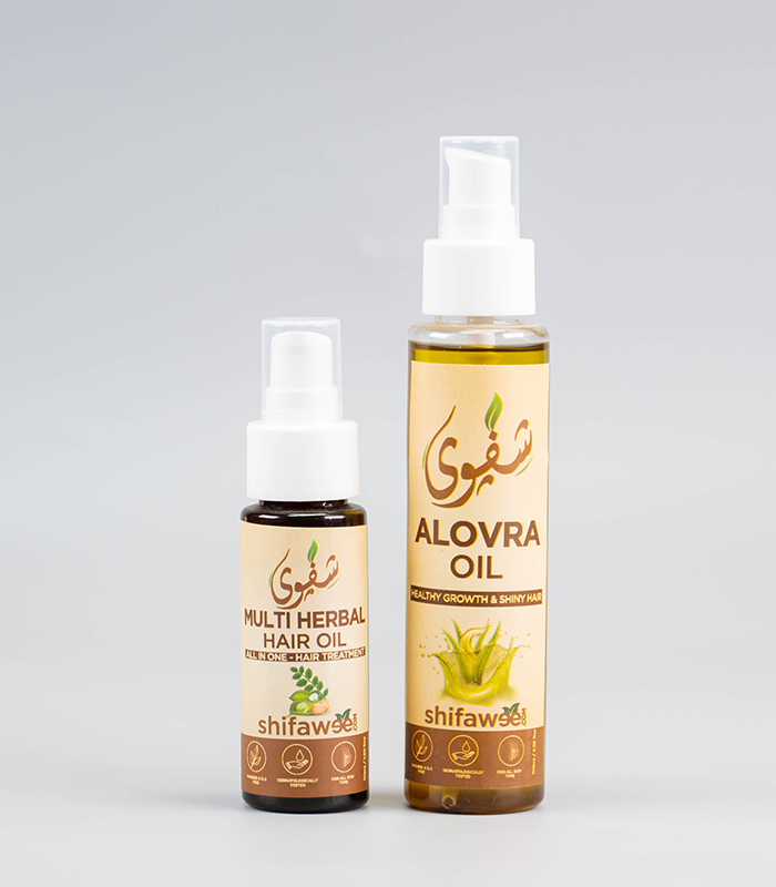 Multi Herbal Hair Oil 50ml & Alovera Oil 100ml
