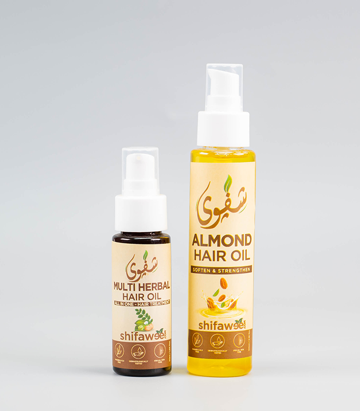 Multi Hair Herbal Oil 50ml & Almond Hair Oil 100ml