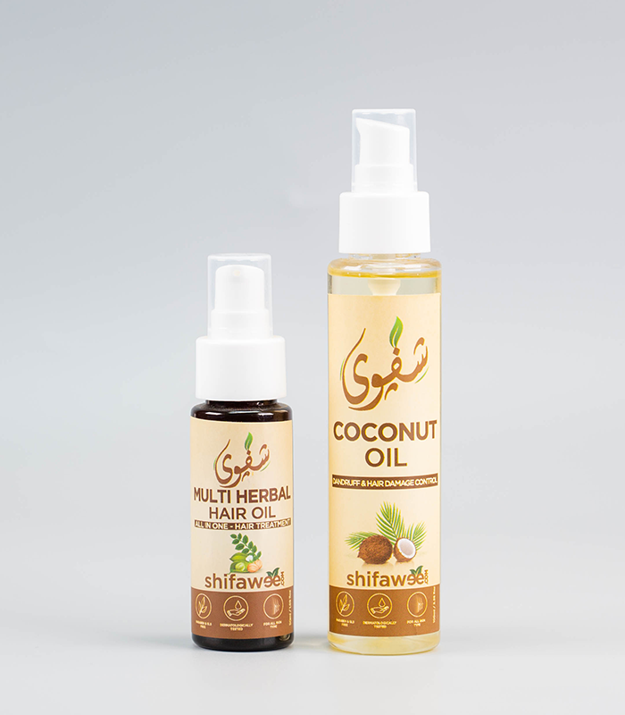 Multi Herball Hair Oil 50ml & Coconut Oil 100ml