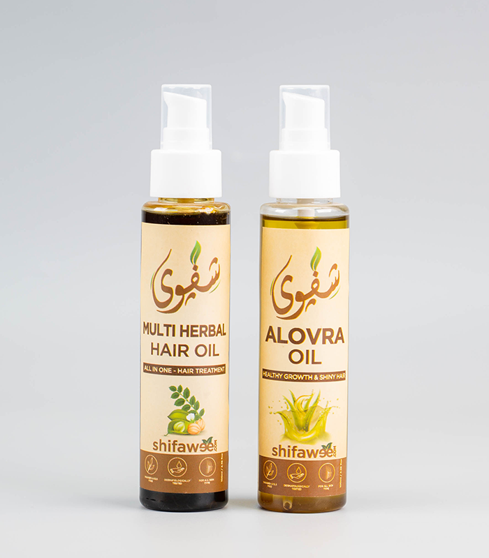Multi Herbal Hair Oil & Alovera Oil Combo - 100ml