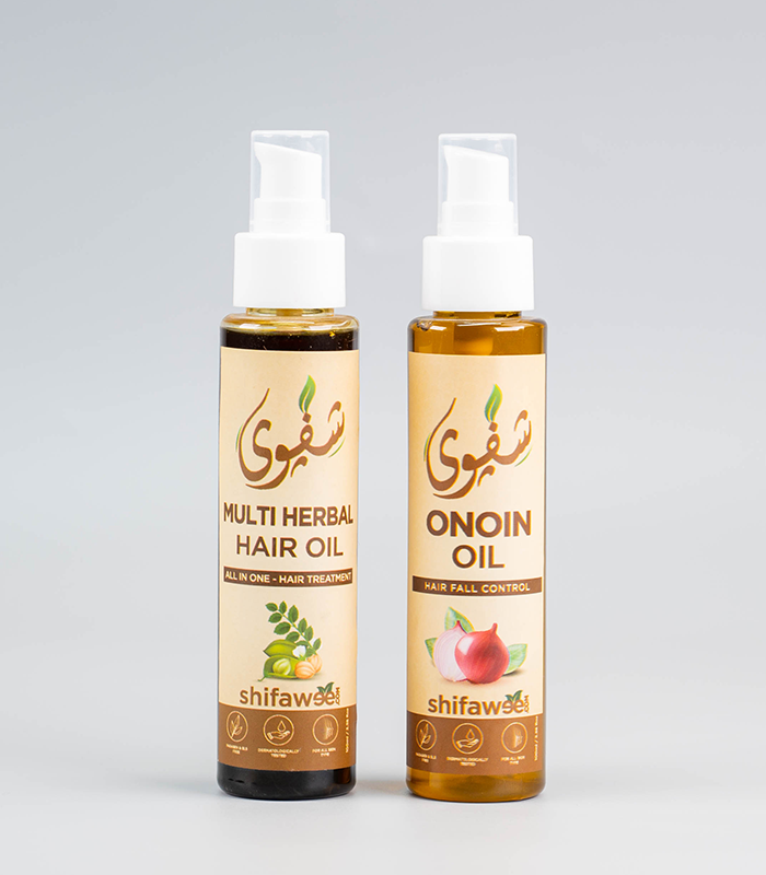 Multi Herbal Hair Oil & Onion Oil Combo - 100ml