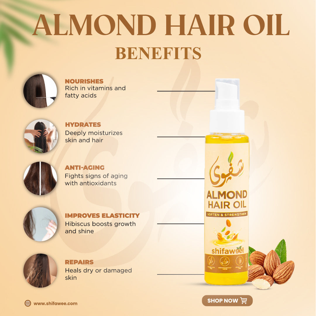 Coconut Oil & Almond Hair Oil Combo - 100ml 