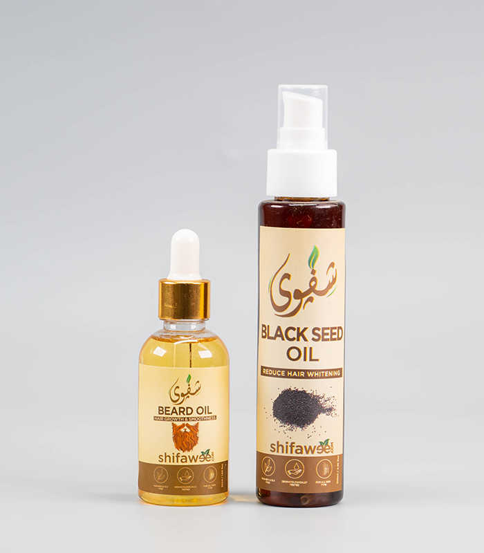 Beard Oil 50ml & Black Seed Oil 100ml
